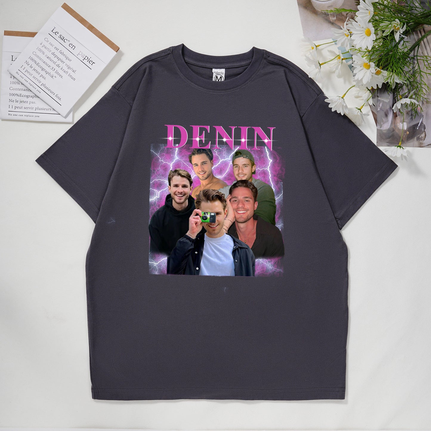 Customized Photo Printed T-shirt/Sweatshirt - Gift for Family Members, Pet Lovers