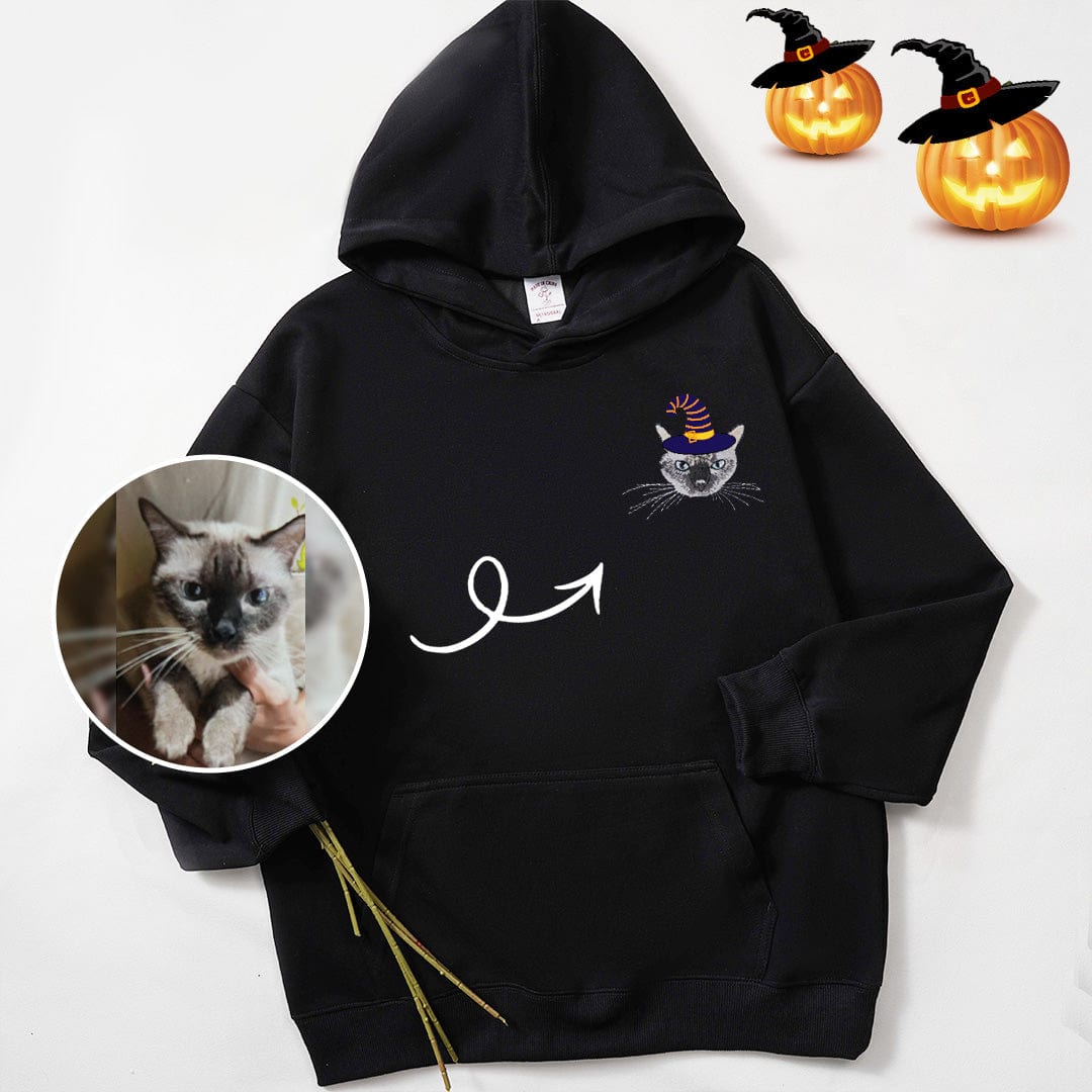Pet image Custom Embroidery - Halloween hat collection