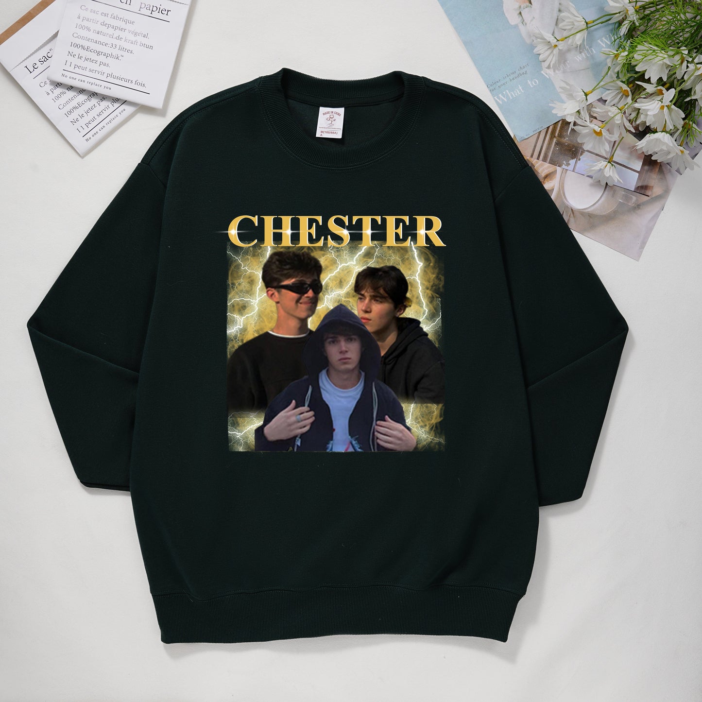 Customized Photo Printed T-shirt/Sweatshirt - Gift for Family Members, Pet Lovers