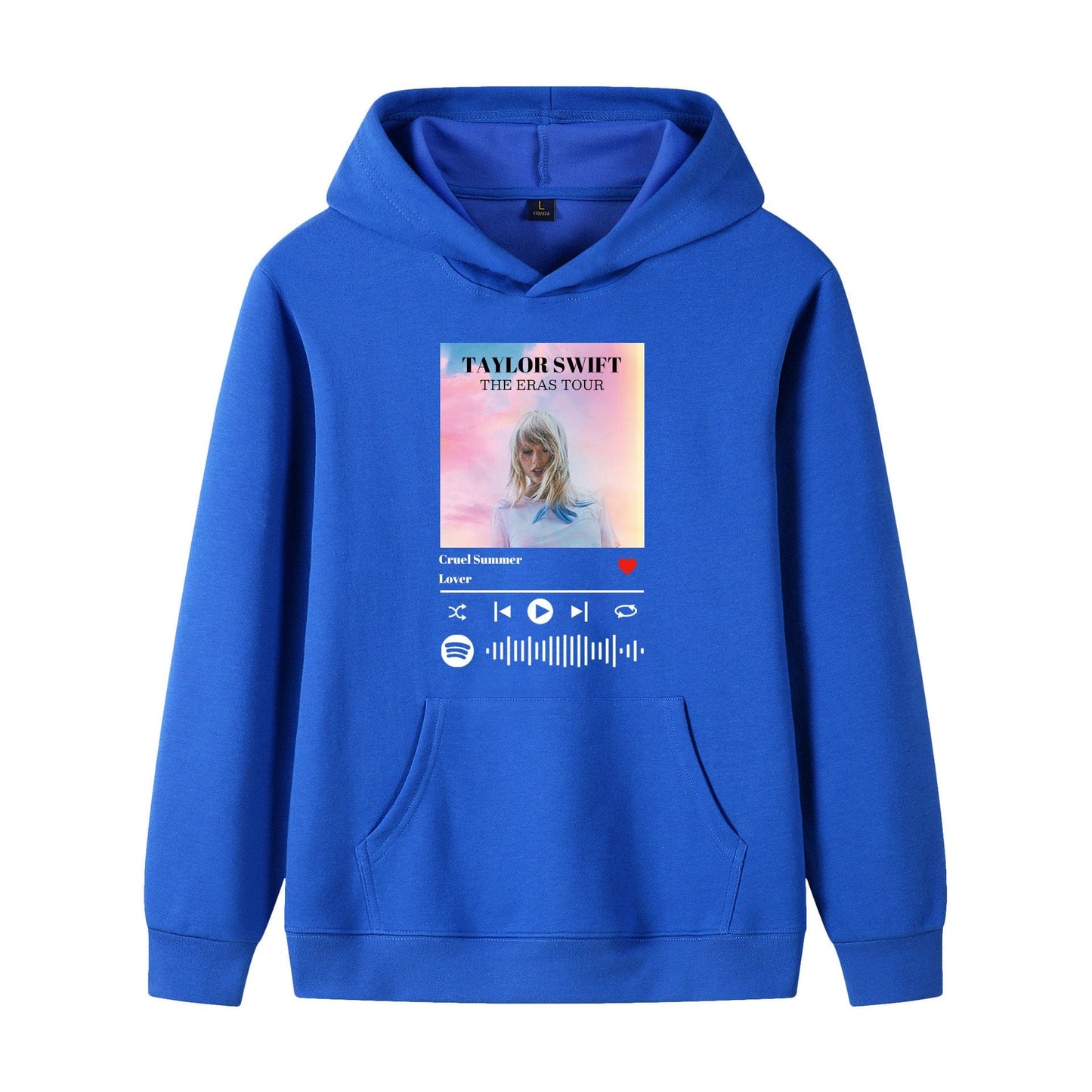 Custom Spotify Scannable Music Code Hoodie With Photo