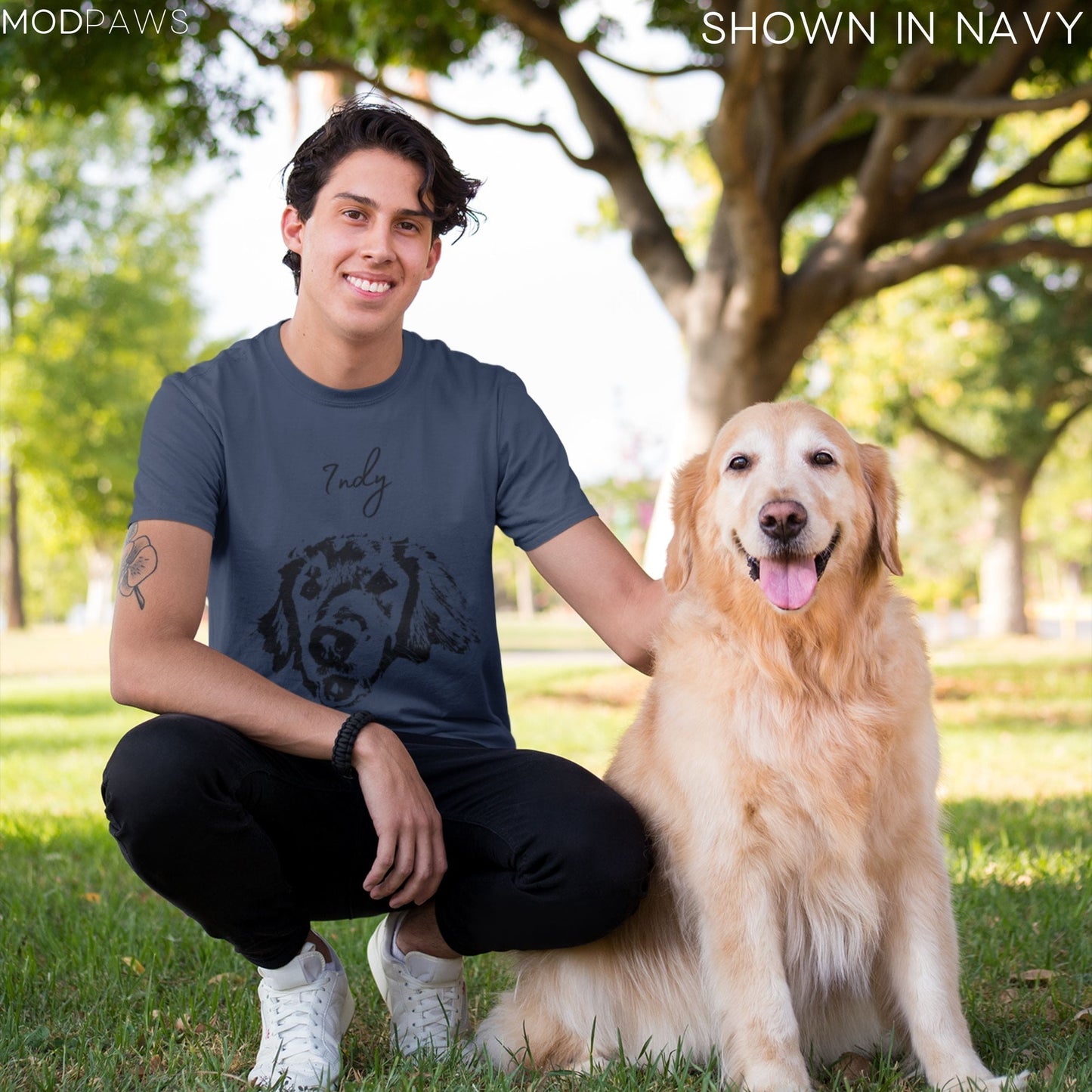 Custom Pet Shirt - Pet Photo + Name
