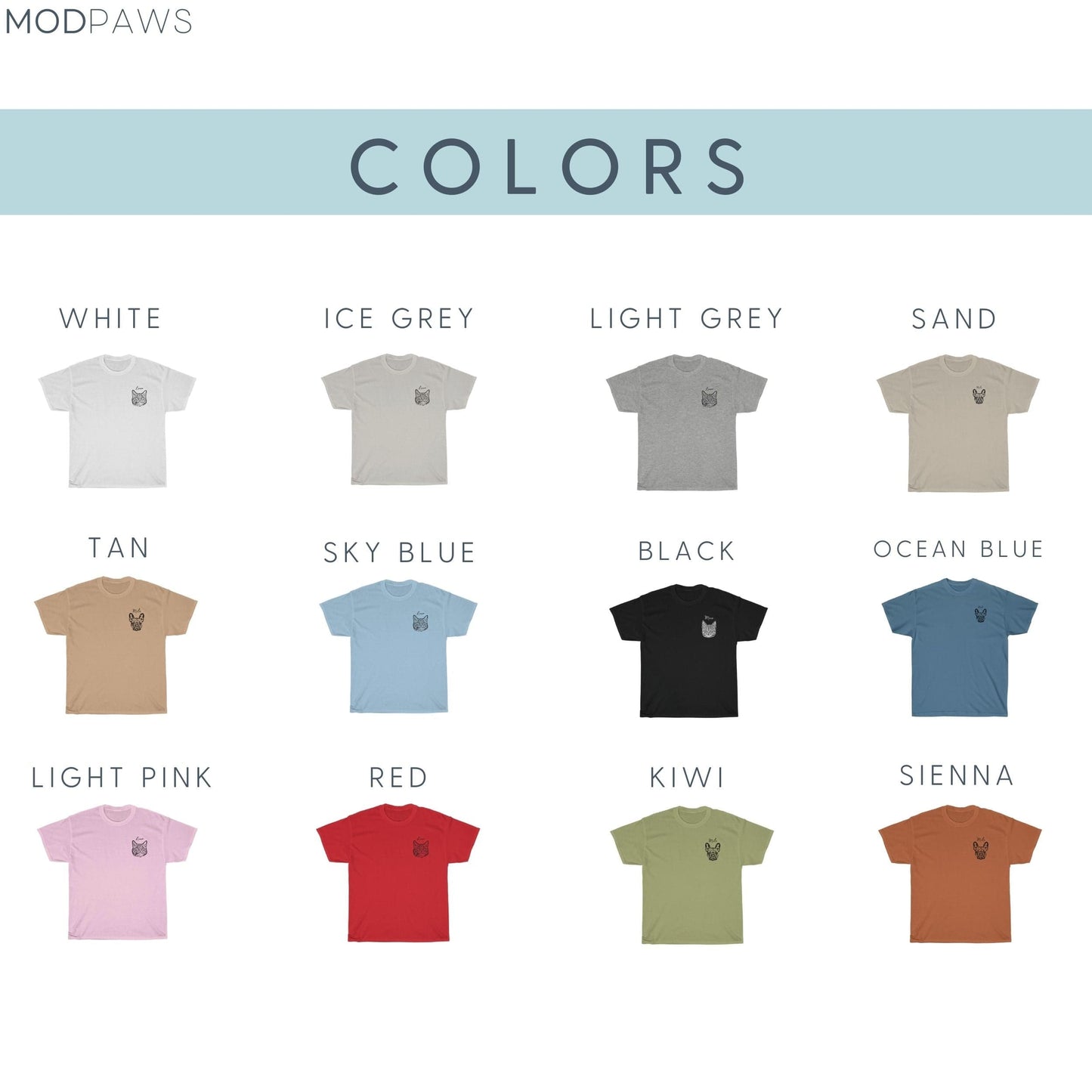Custom Pet Shirt - Corner Pet Photo + Name