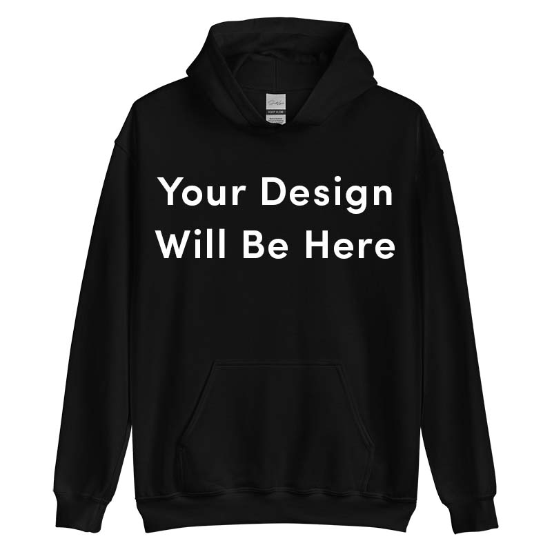 Custom Embroidered Hoodie with Text On Sleeve