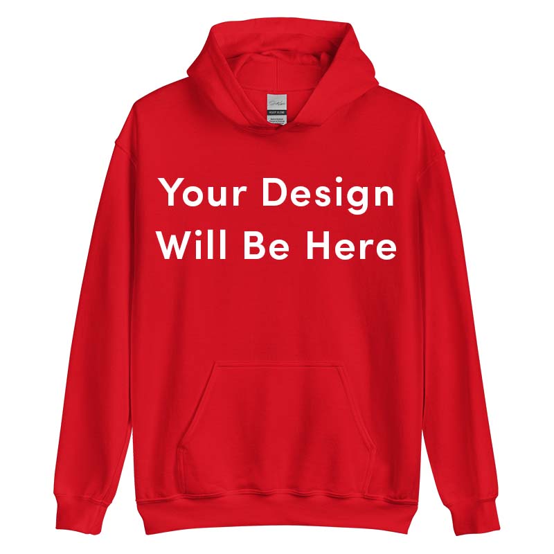 Custom Embroidered Hoodie with Text On Sleeve