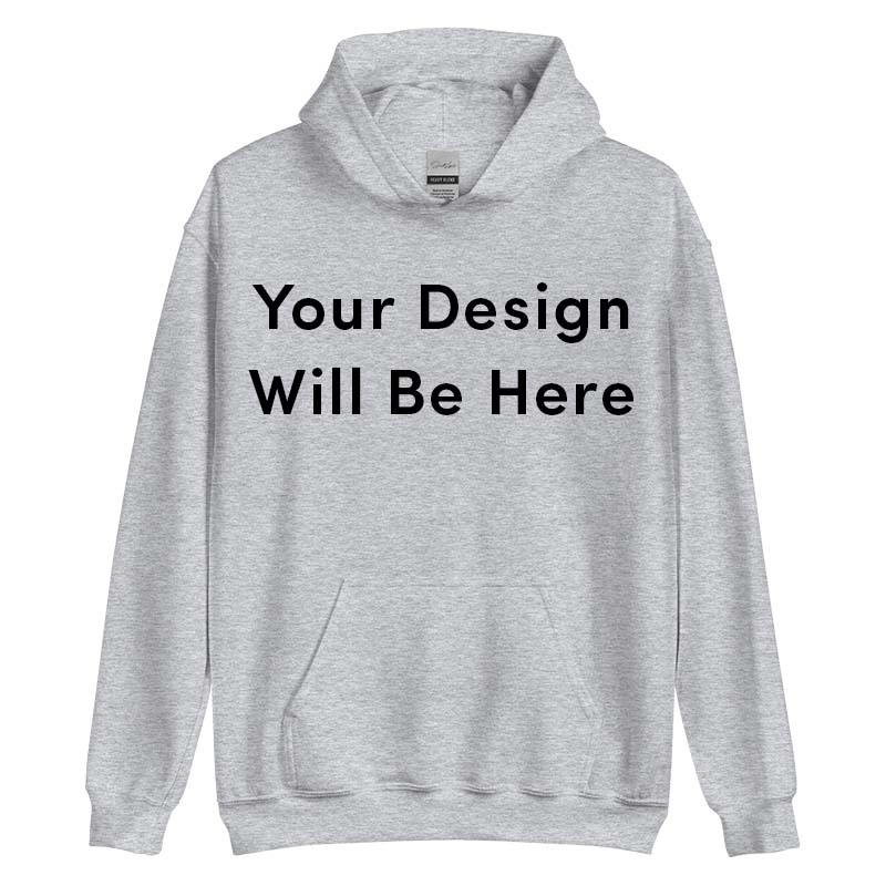 Custom Embroidered Hoodie with Text On Sleeve