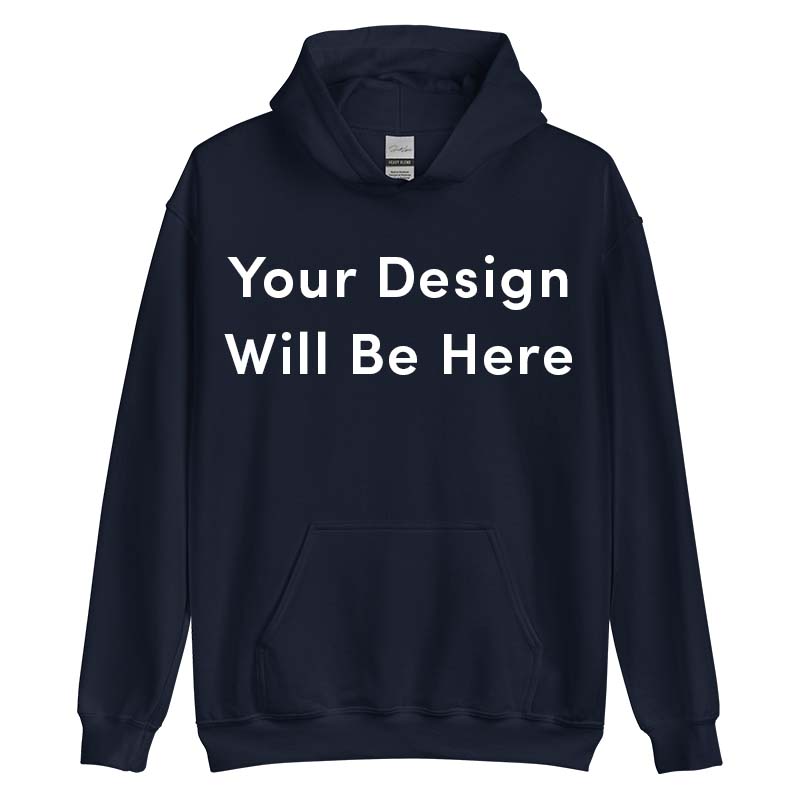 Custom Embroidered Hoodie with Text On Sleeve