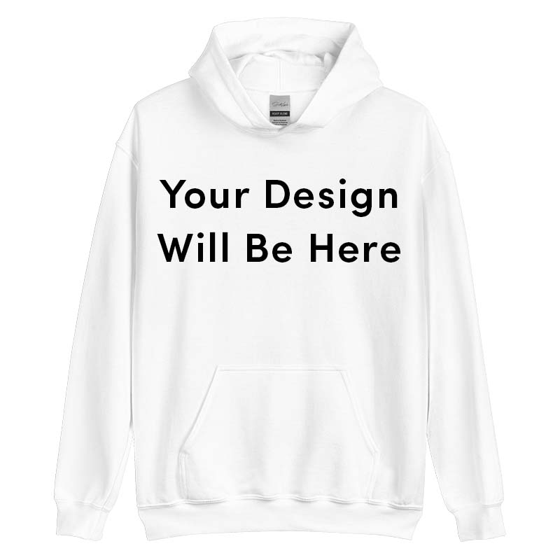 Custom Embroidered Hoodie with Text On Sleeve