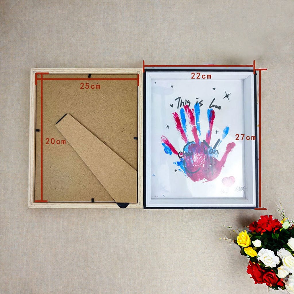 Diy couple handprint picture frame Birthday gift Anniversary Valentine's Day picture frame