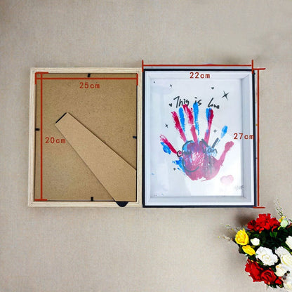 Diy couple handprint picture frame Birthday gift Anniversary Valentine's Day picture frame
