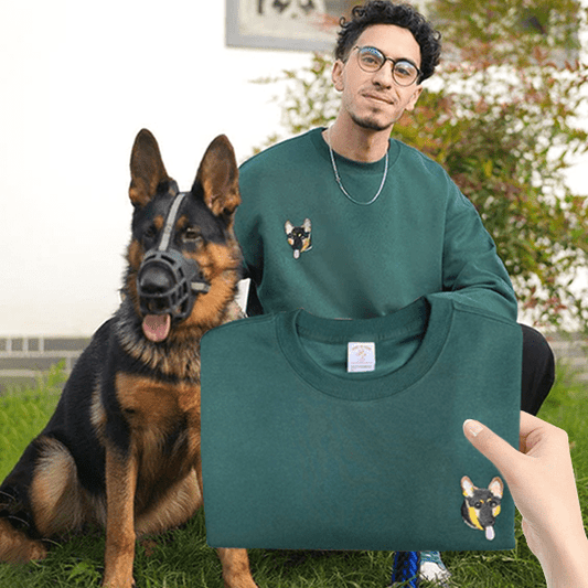 Mystichot Custom Embroidered Pet Sweatshirt
