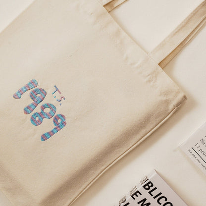 Custom Embroidered Music Album Canvas Bag