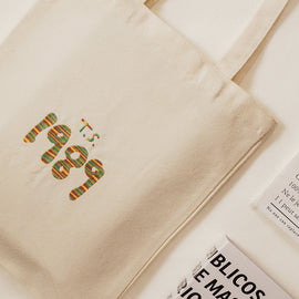 Custom Embroidered Music Album Canvas Bag