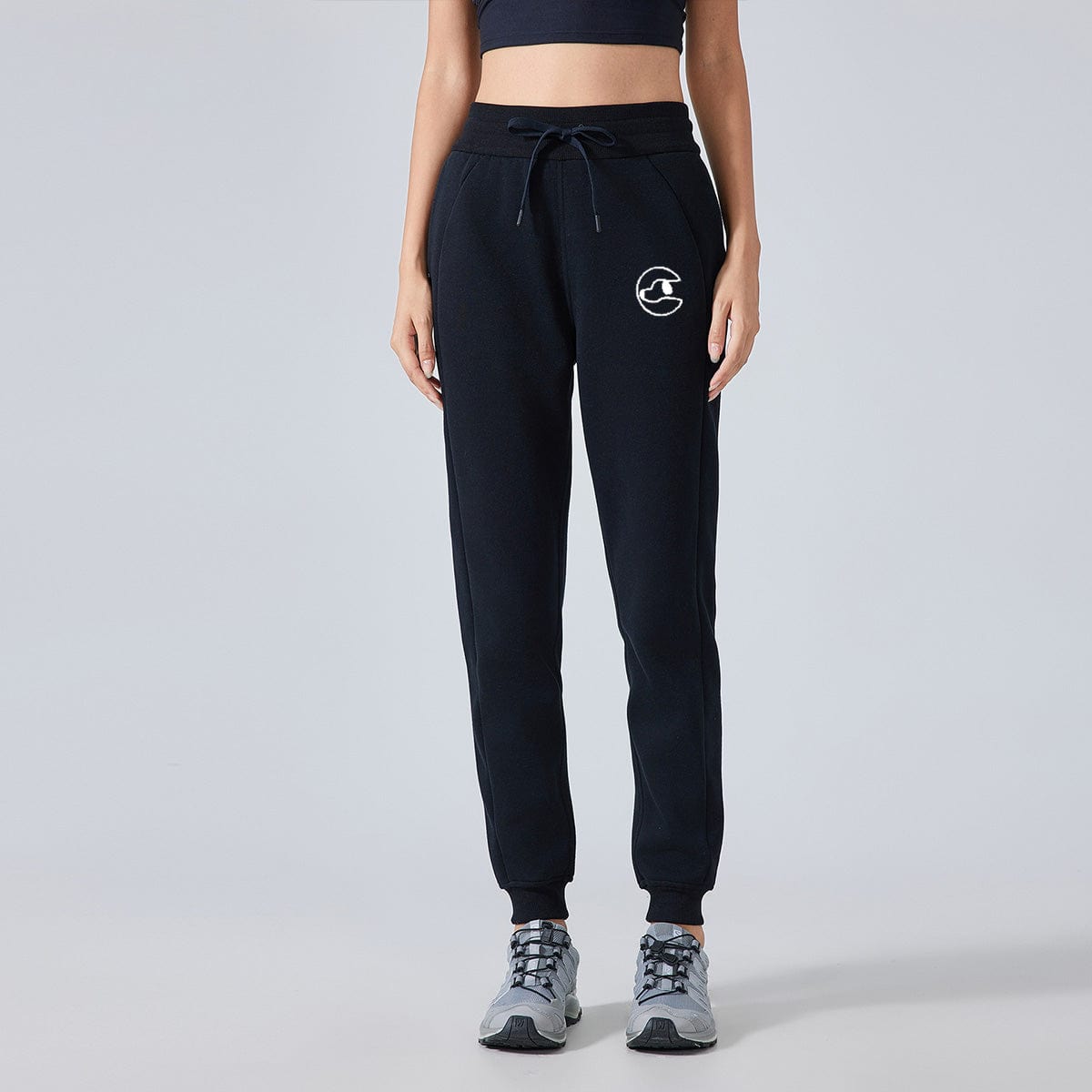 Stylish embroidery base fall sweatpants | comfortable everyday everything