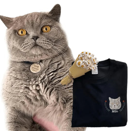 Custom Pet From Your Photo Embroidered Sweatshirt,Hoodie