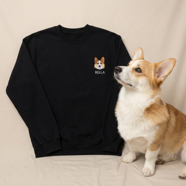 Mystichot Custom Embroidered Pet Sweatshirt