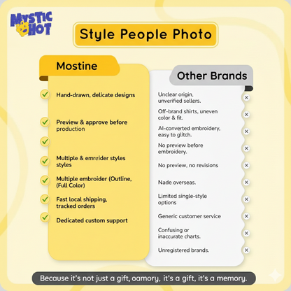 Washed hoodie Portrait embroider music player Couple family gift