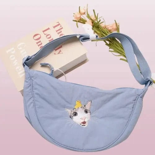 Unleash Your Style with Our Custom Pet Embroidery Crossbody Bag