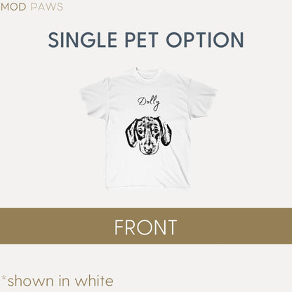 Custom Pet Shirt - Pet Photo + Name