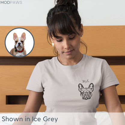 Custom Pet Shirt - Corner Pet Photo + Name